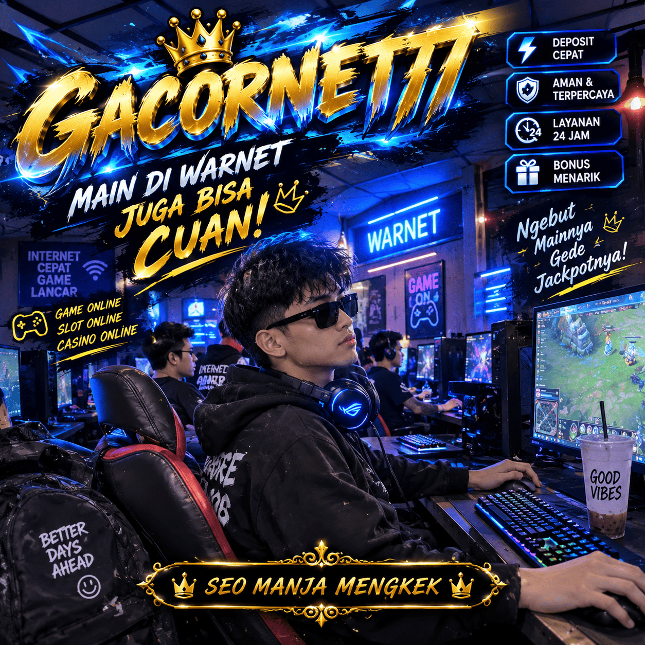 Banner GACORNET77 Cyber Blue